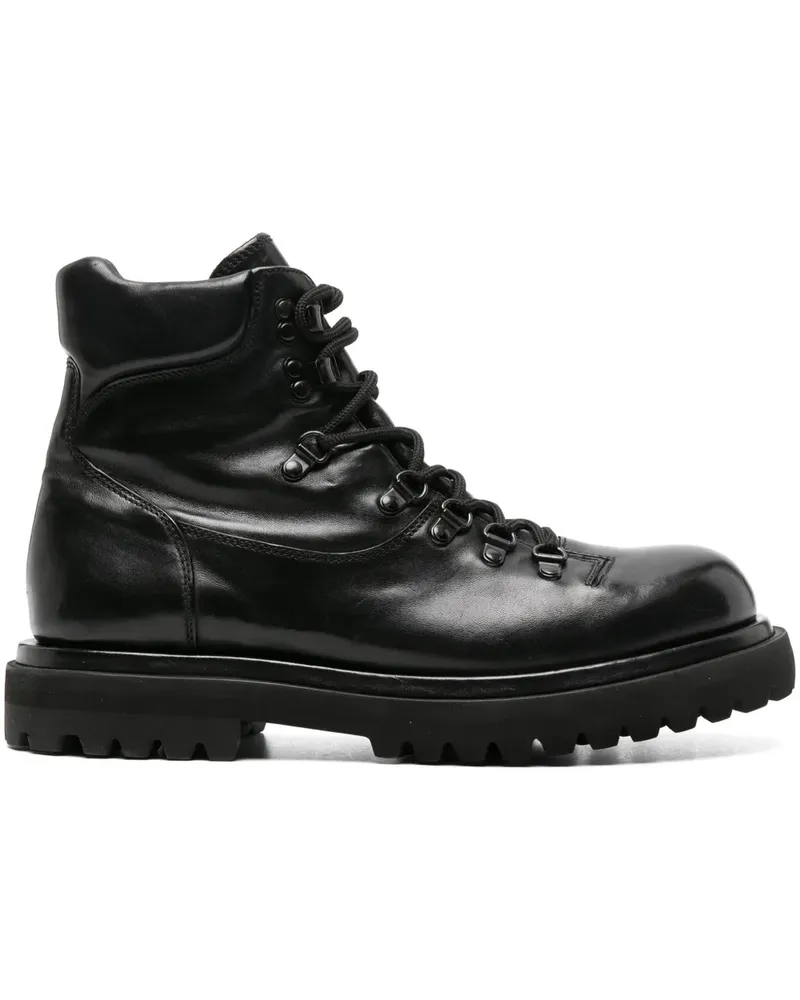 Officine Creative Italia Gefütterte Stiefel - Schwarz Schwarz