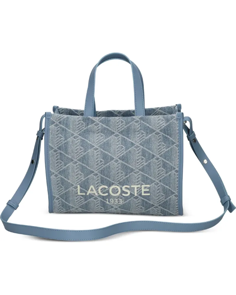 Lacoste small Heritage tote bag - Blau Blau
