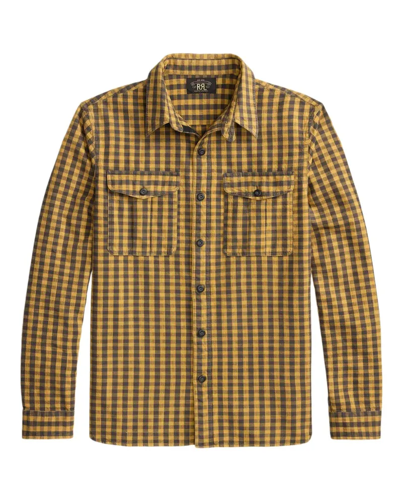 Ralph Lauren Hemd mit Check - Gelb Gelb
