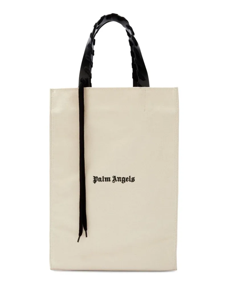 Palm Angels Shopper mit Logo-Print - Nude Nude