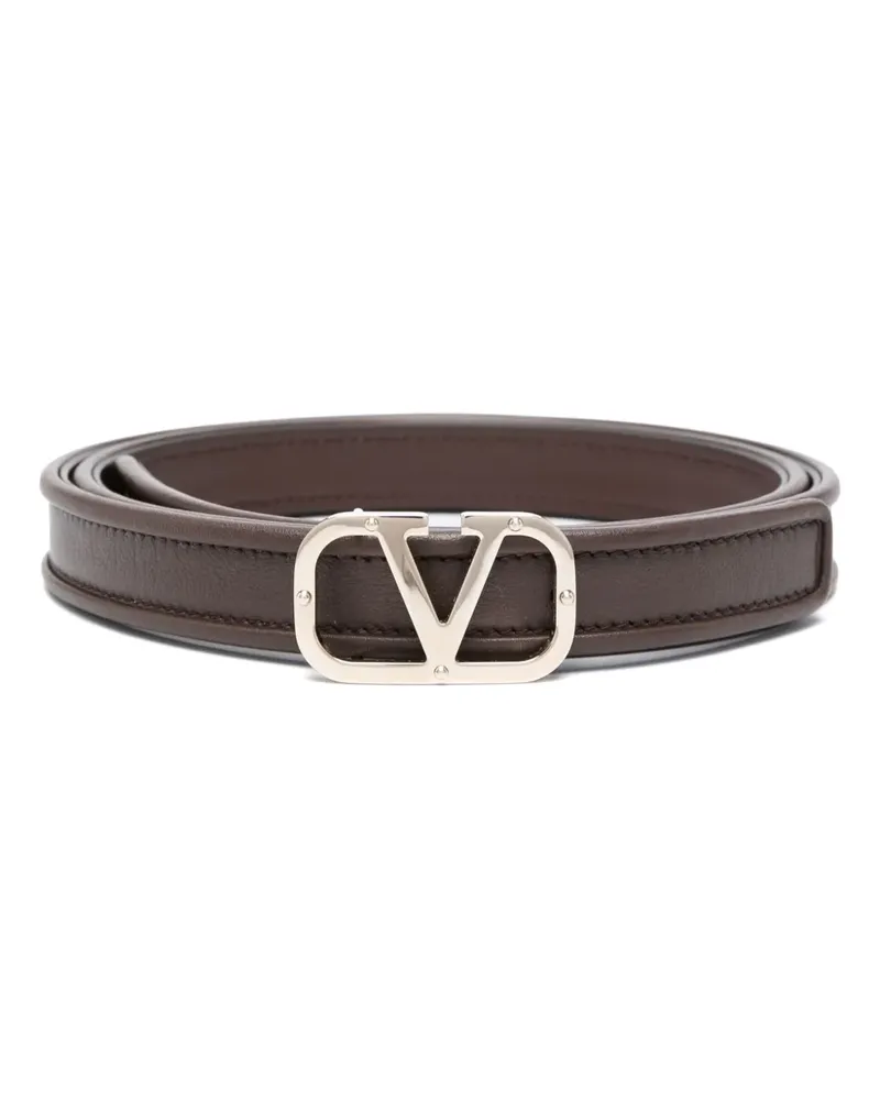 Valentino Garavani VLOGO Signature Gürtel - Braun Braun