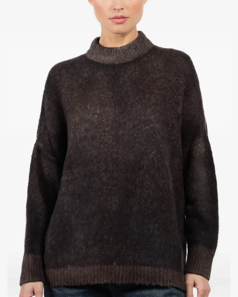 Avant Toi crew-neck sweater - Braun Braun