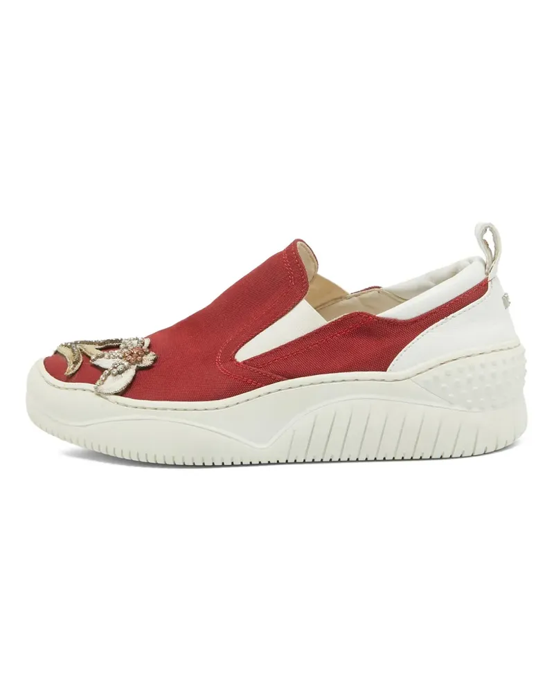 N° 21 Sneakers mit Blumenpatch - Rot Rot