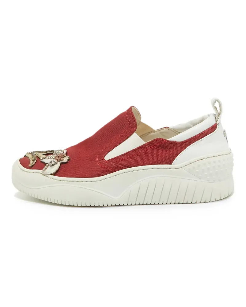 N° 21 Sneakers mit Blumenpatch - Rot Rot