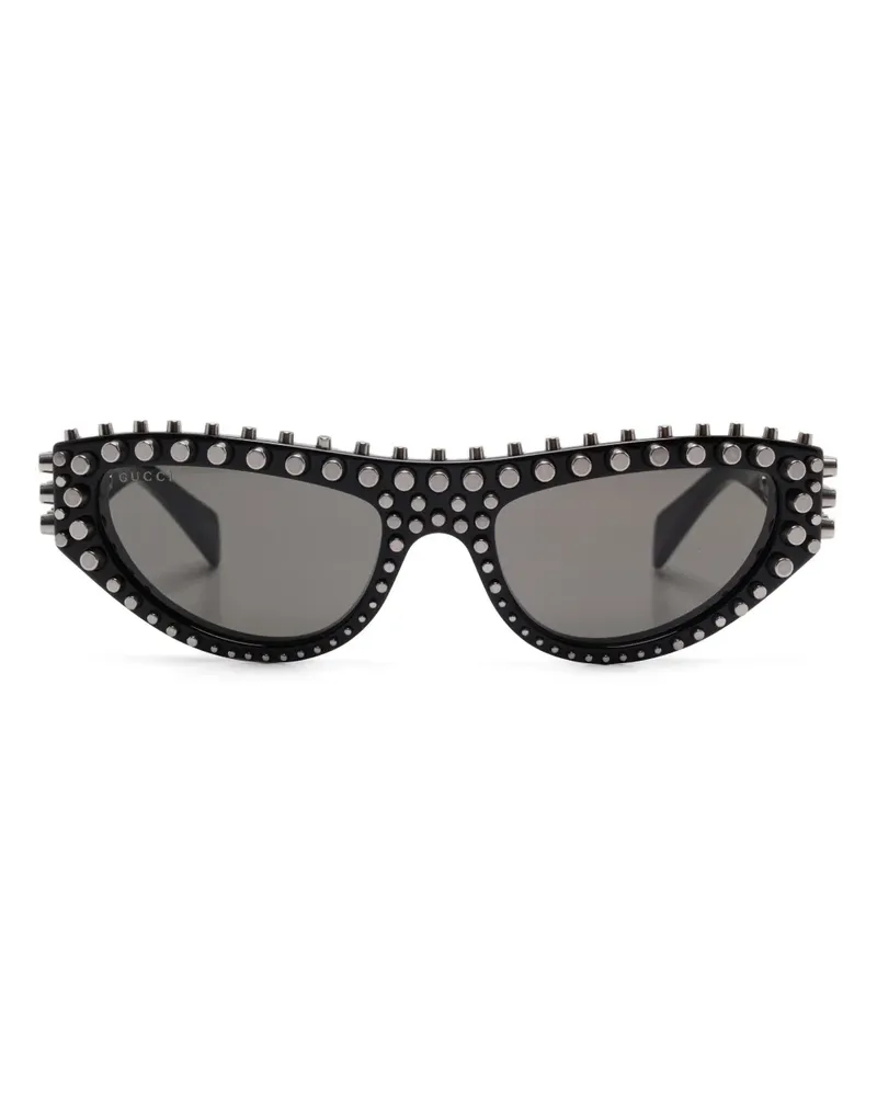 Gucci Sonnenbrille mit Cat-Eye-Gestell - Schwarz Schwarz