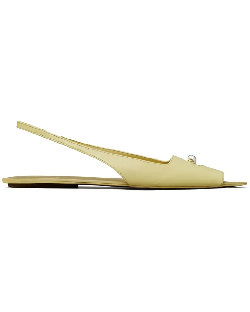 Tory Burch Pierced Slingback-Sandalen - Nude Nude