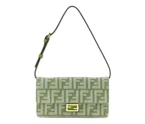 Baguette FF-jacquard shoulder bag - Grün