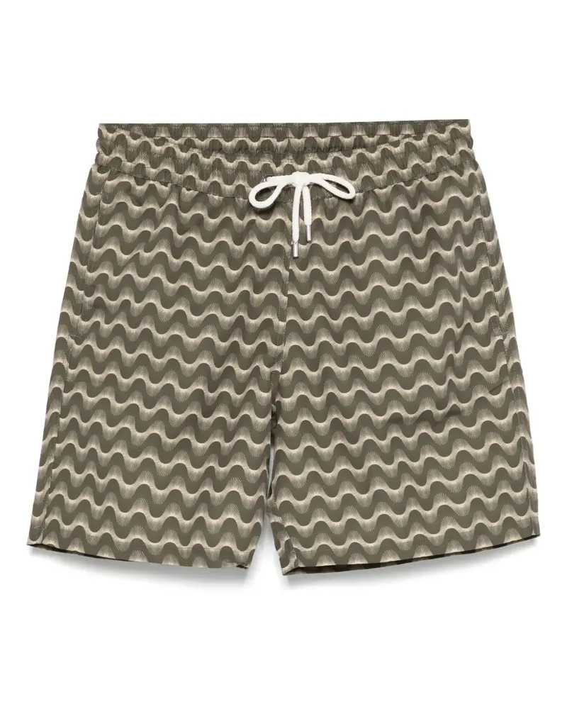 Frescobol Carioca Santos Badeshorts - Grün Grün