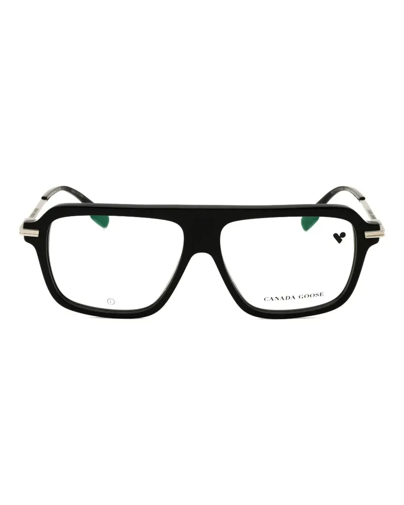 Canada Goose rectangle-frame glasses - Schwarz Schwarz