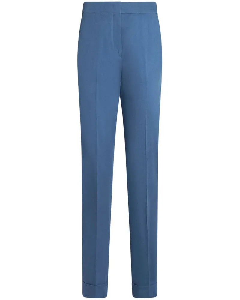 Etro Klassische Cropped-Hose - Blau Blau