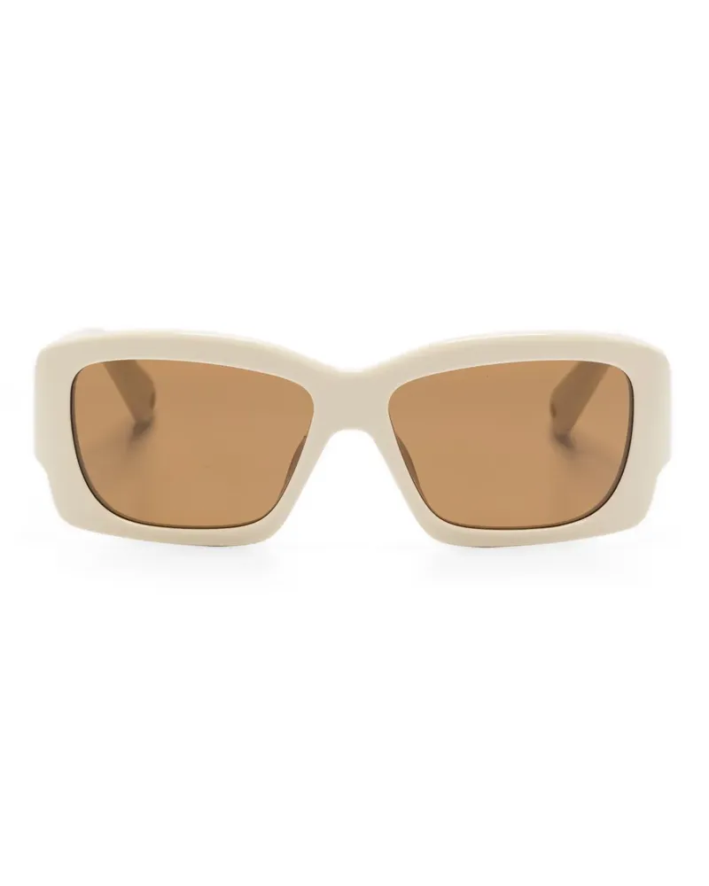 Linda Farrow x Jacquemus Croisiere Sonnenbrille - Nude Nude
