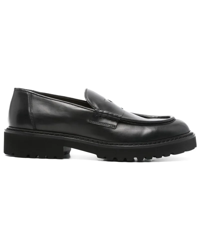 Doucal´s Klassische Penny-Loafer - Schwarz Schwarz