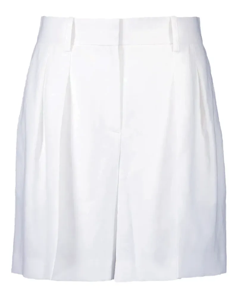 Michael Kors pleated shorts - Weiß Weiß