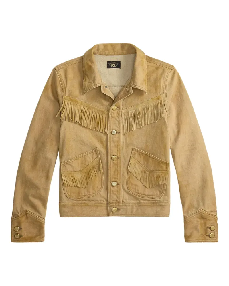 Ralph Lauren Jacke mit Fransen - Nude Nude