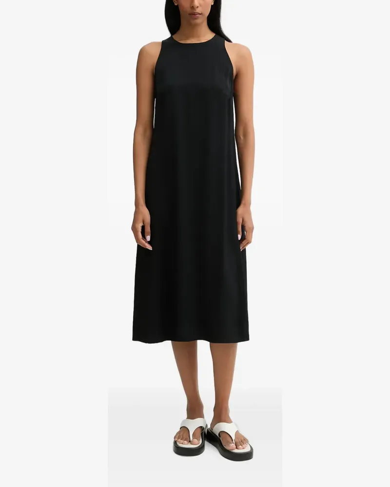 Marc O'Polo sleeveless A-line midi dress - Schwarz Schwarz