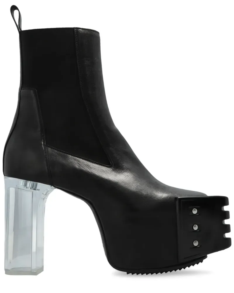Rick Owens Grilled Stiefel aus Leder 120mm - Schwarz Schwarz