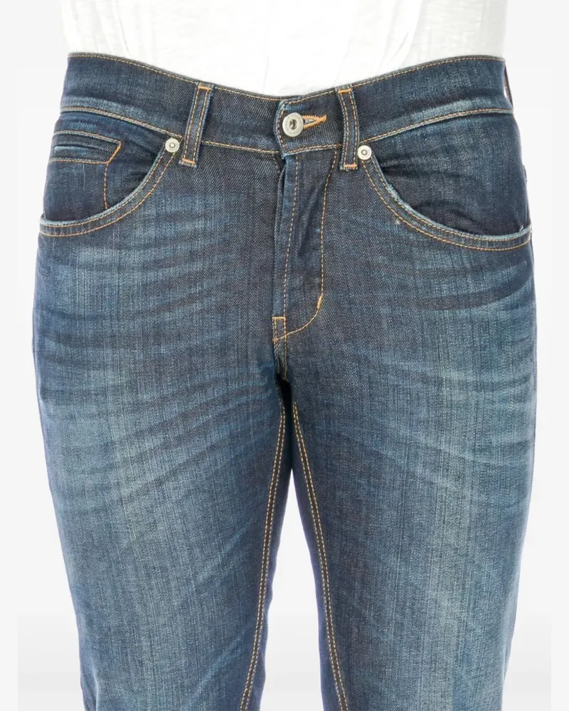 Dondup Jeans mit Ziernähten - Blau Blau