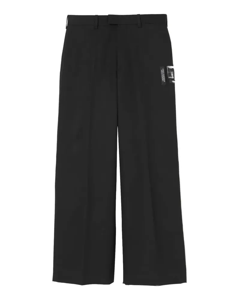 Undercover Cindy Sherman patch trousers - Schwarz Schwarz