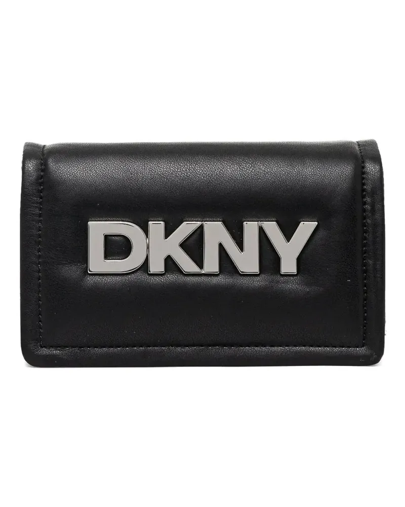 DKNY Umhängetasche mit Logo-Schild - Schwarz Schwarz