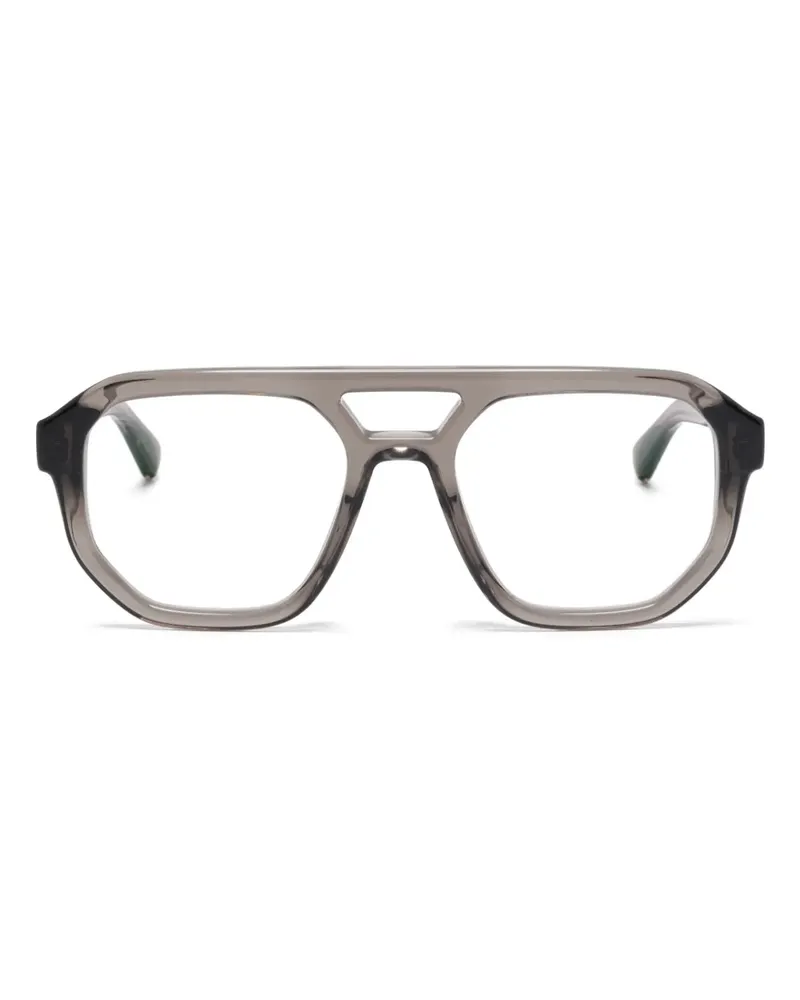 Mykita Brille mit Oversized-Gestell - Schwarz Schwarz