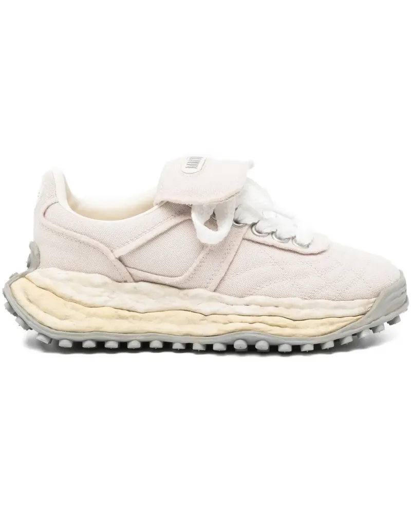 MIHARAYASUHIRO Sneakers mit Logo-Patch - Nude Nude