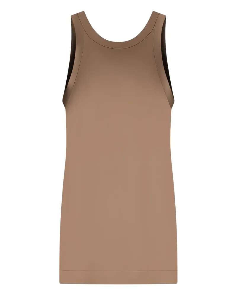 Totême brown tank top - Nude Nude