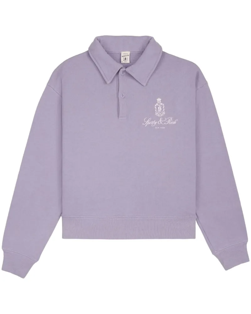 SPORTY & RICH Vendome Poloshirt - Violett Violett