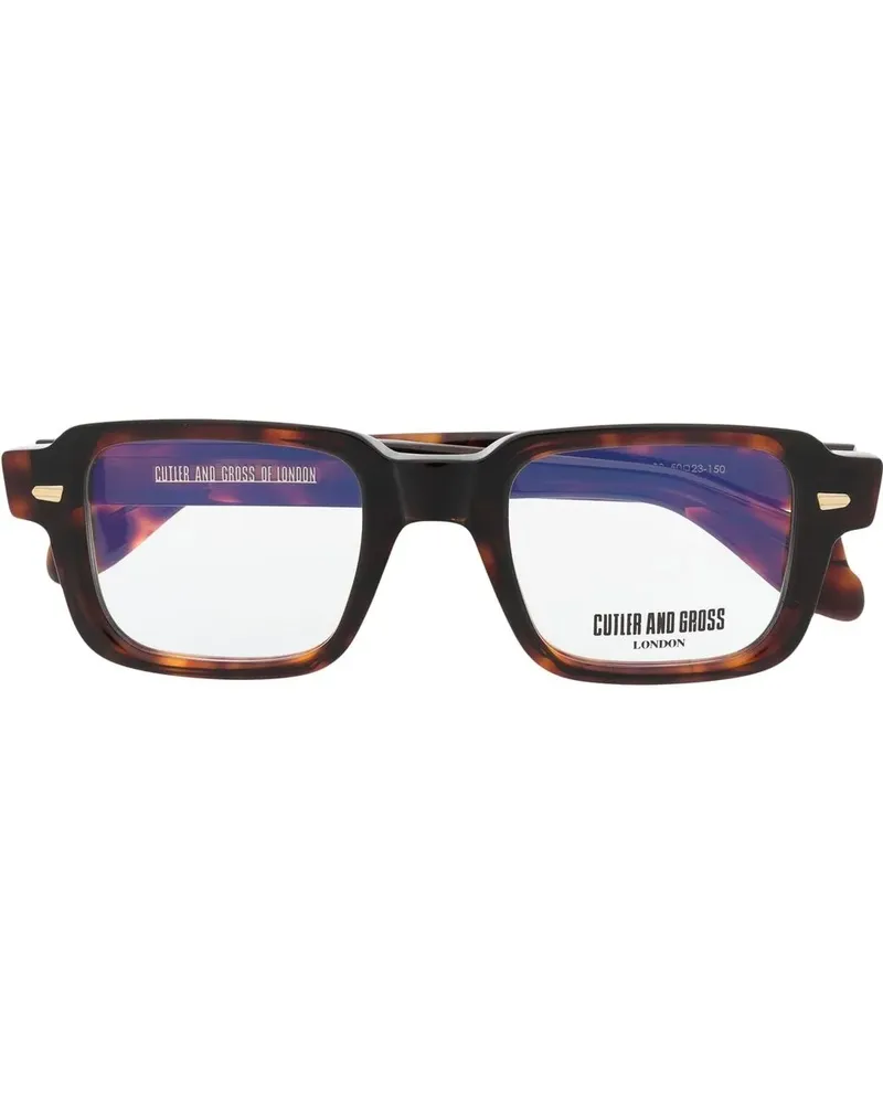 Cutler and Gross Brille in Schildpattoptik - Braun Braun