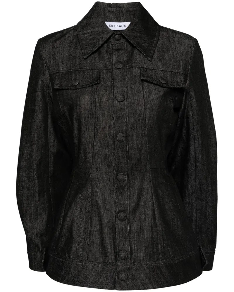 Dice Kayek Klassische Jeansjacke - Blau Blau