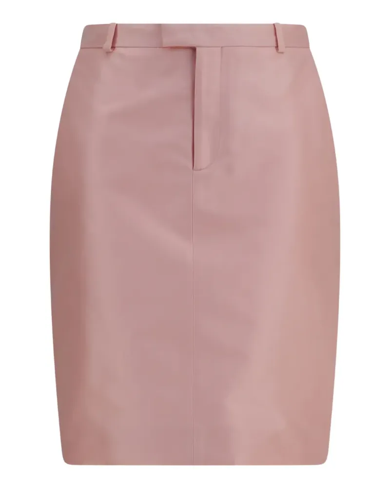 Gucci silk-faille pencil midi skirt - Rosa Rosa