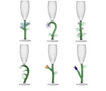 Botanica Gläser (Set aus 6) - Weiß