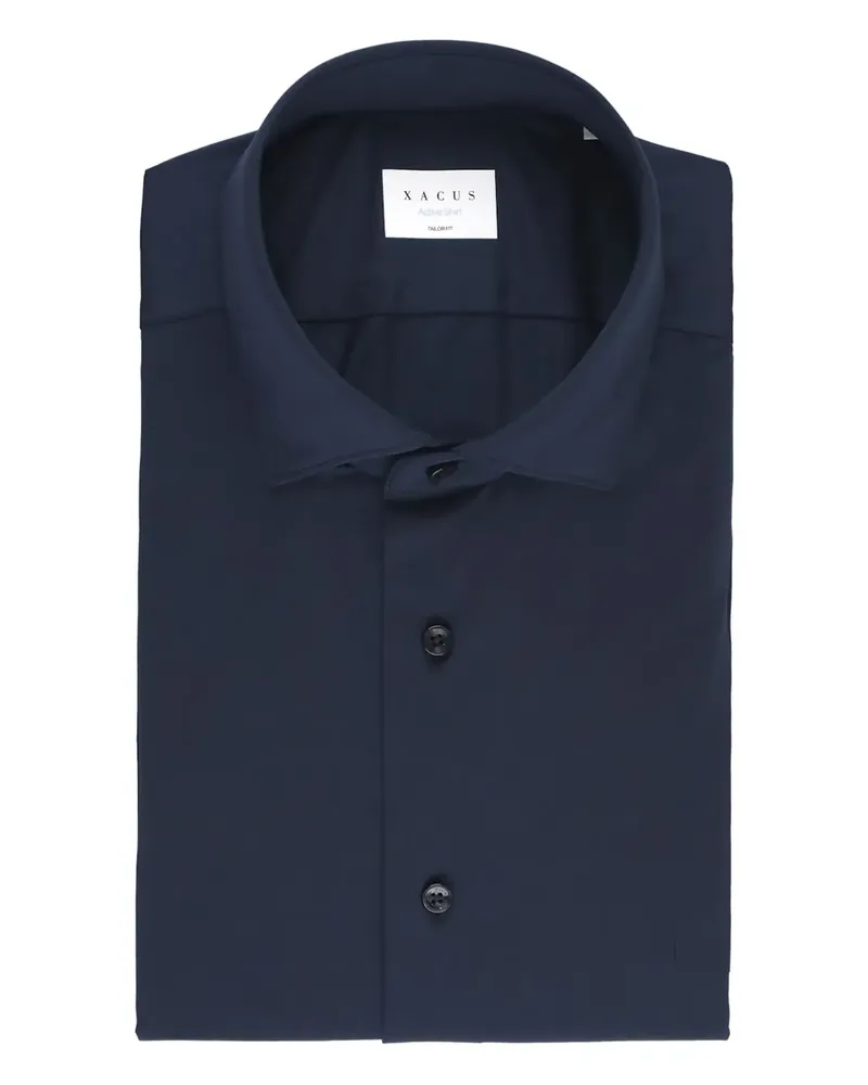 XACUS twill shirt - Blau Blau