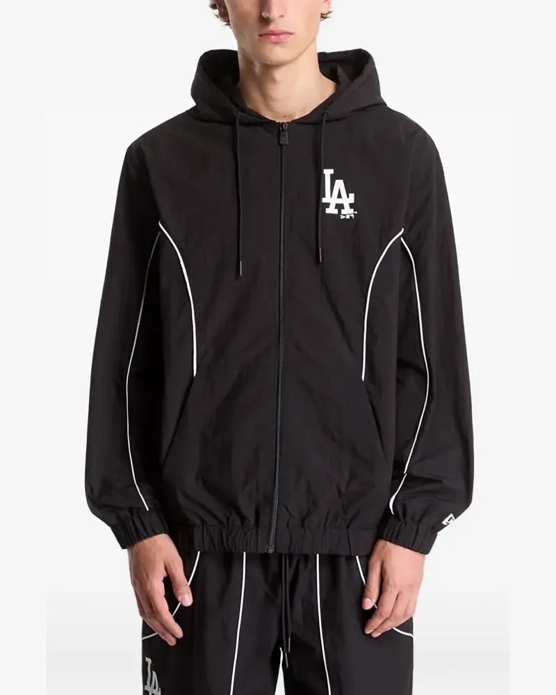 New Era LA Dodgers Jacke mit Paspelierung - Schwarz Schwarz