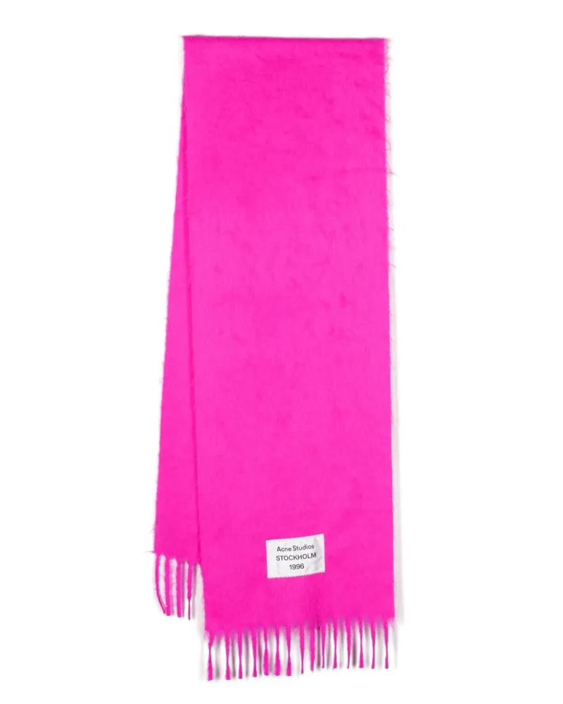 Acne Studios Schal mit Fransen - Rosa Rosa