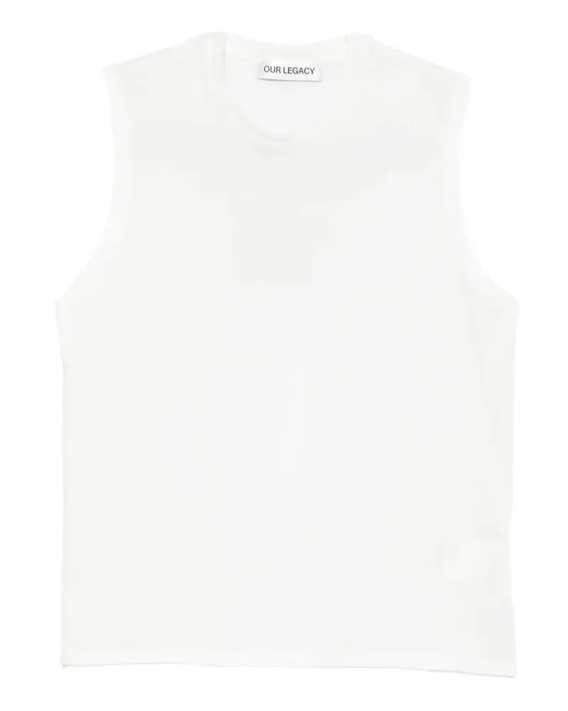 Our Legacy Breathe tank top - Weiß Weiß
