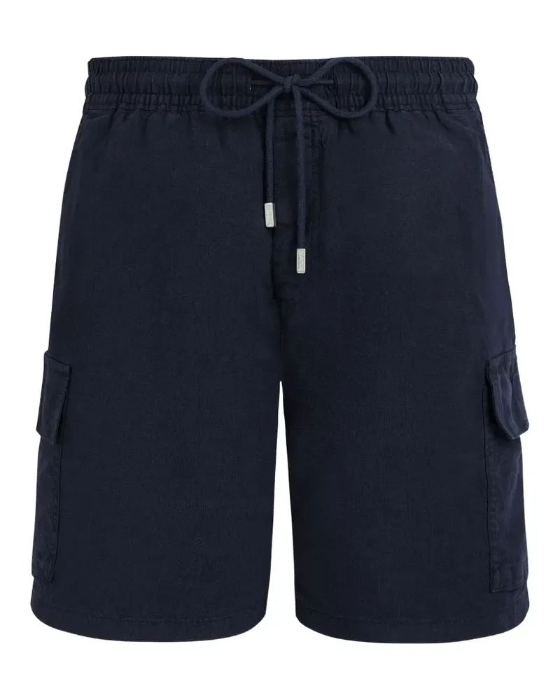 Vilebrequin linen cargo shorts - Blau Blau