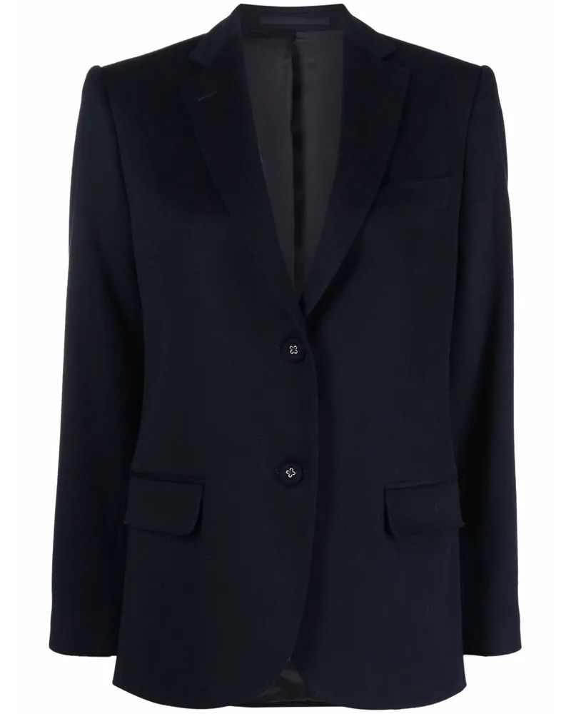 Officine Generale Blazer aus Wolle Blau