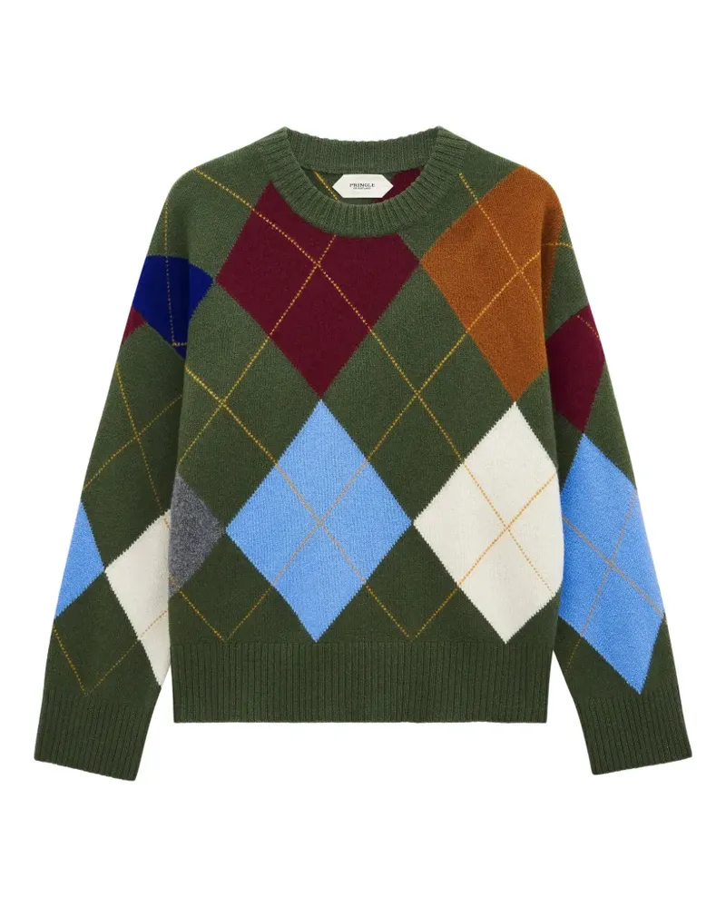 Pringle of Scotland Pullover mit Argyle-Muster - Grün Grün