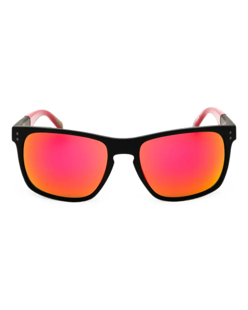 Levi's rectangle-frame sunglasses - Schwarz Schwarz