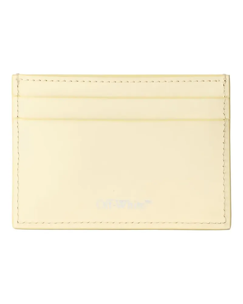 OFF-WHITE arrow jitney quote card case - Gelb Gelb
