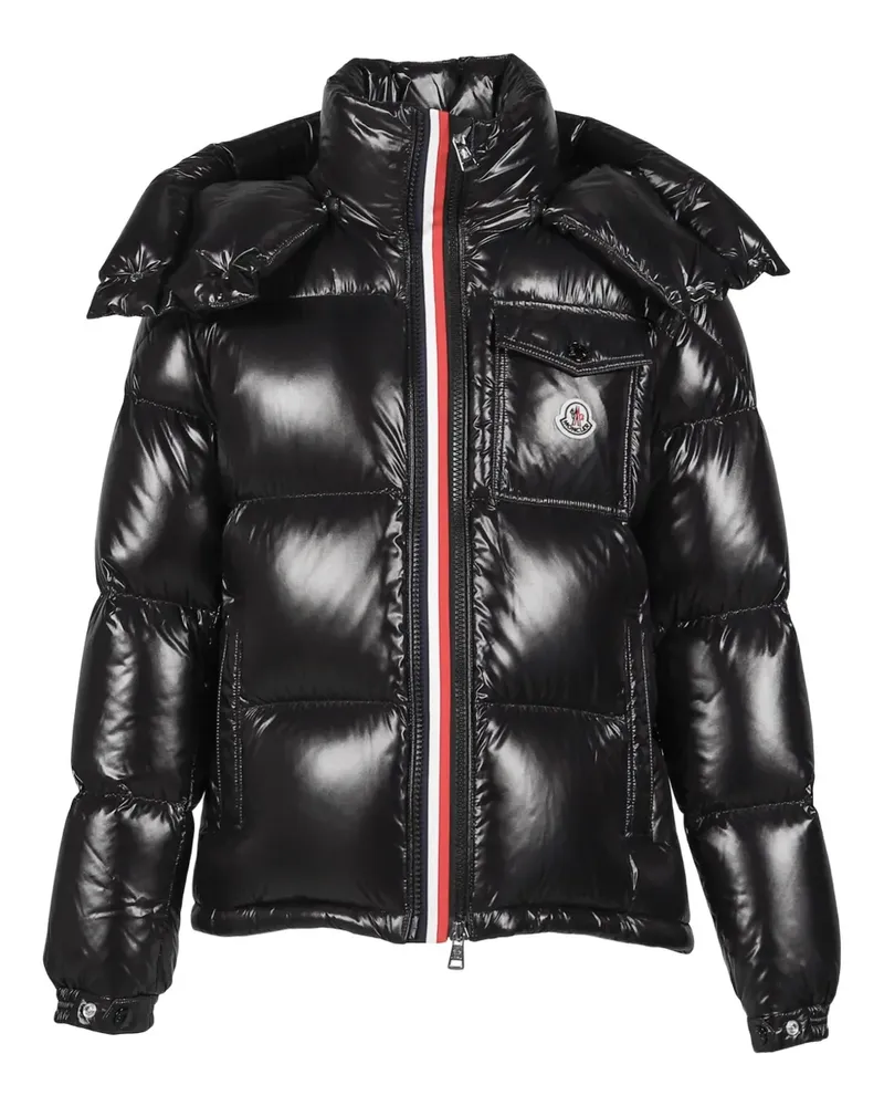 Moncler Gefütterte Kapuzenjacke - Schwarz Schwarz