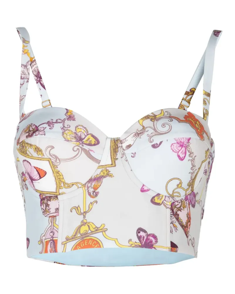 L'Agence Sonya crop top - Blau Blau