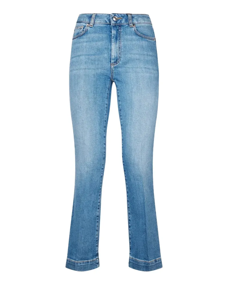 SPORTMAX washed slim-fit jeans - Blau Blau