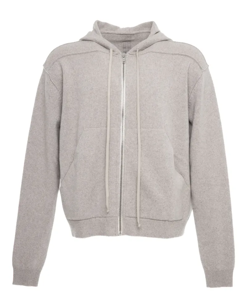 Rick Owens Kapuzenjacke mit Reißverschluss - Grau Grau