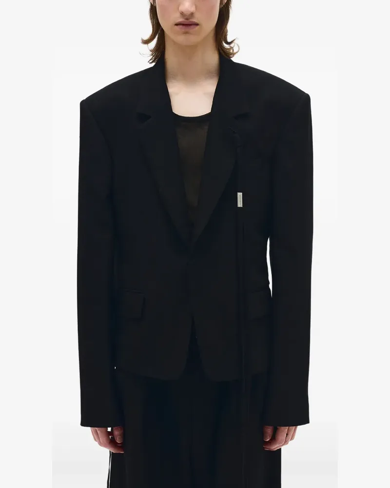 Ann Demeulemeester Norbert Blazer - Schwarz Schwarz