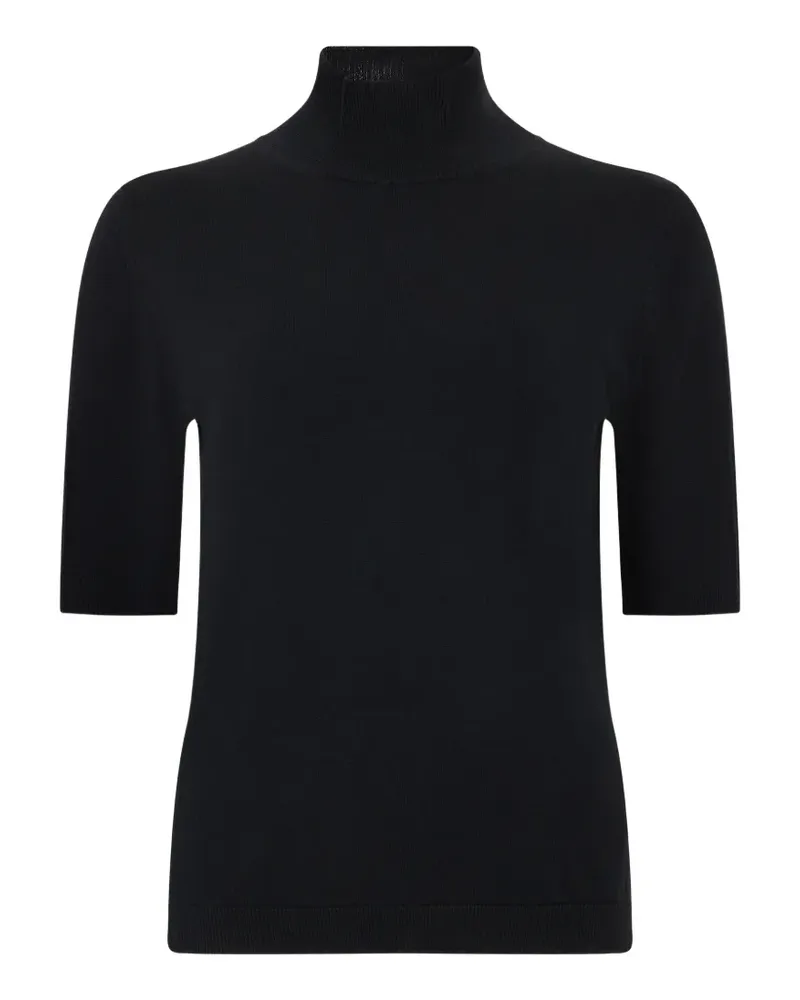 Max Mara Max Mara high-neck short-sleeve sweater - Schwarz Schwarz