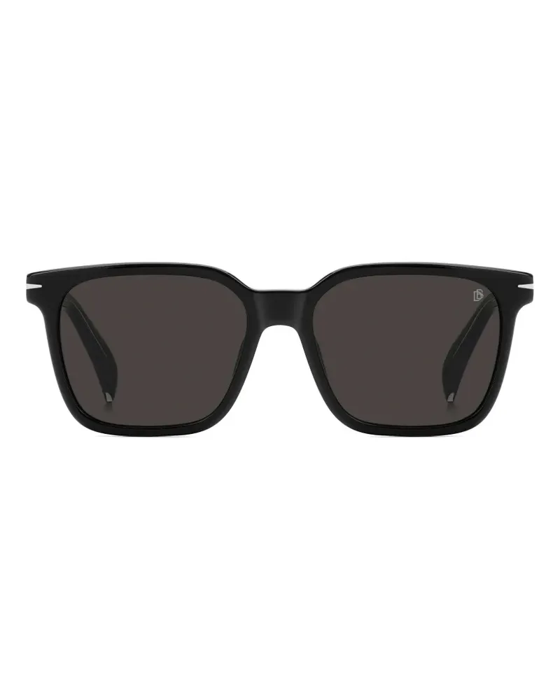 EYEWEAR by DAVID BECKHAM Sonnenbrille mit eckigem Gestell - Schwarz Schwarz
