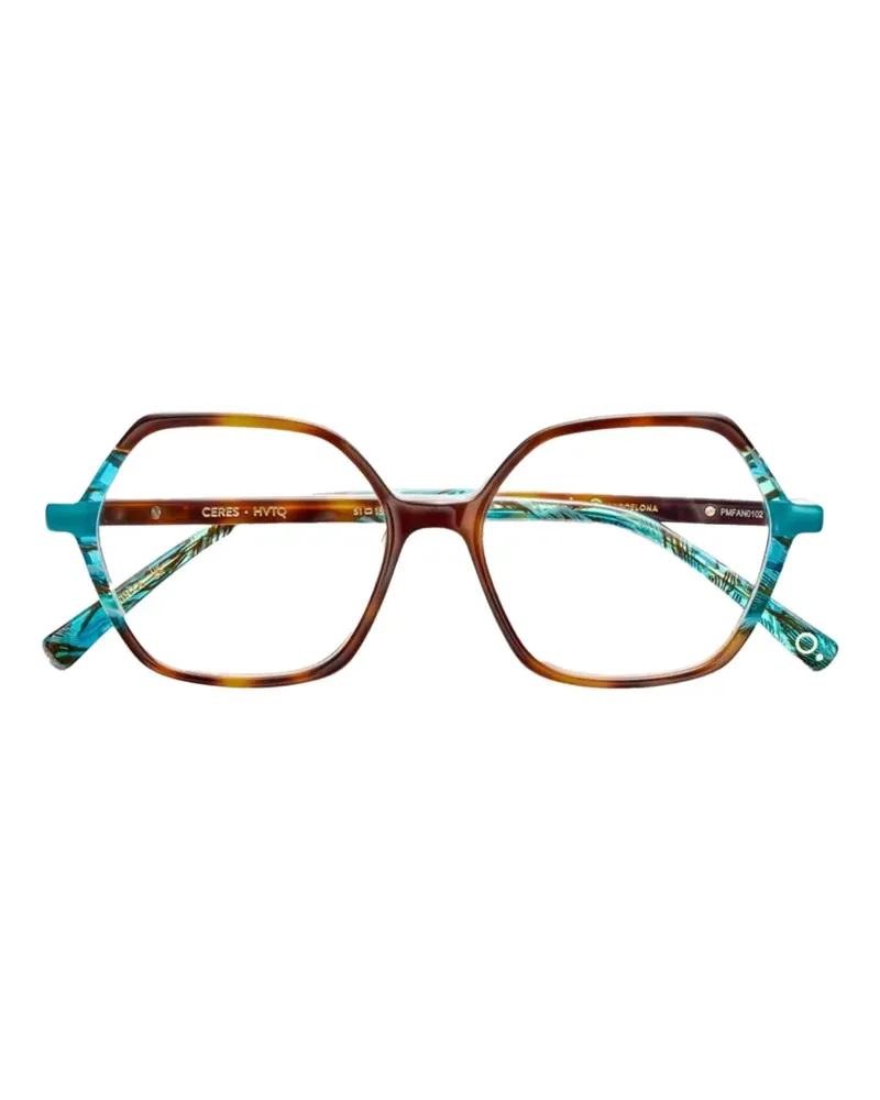 Etnia Barcelona Ceres Brille mit geometrischem Gestell - Braun Braun