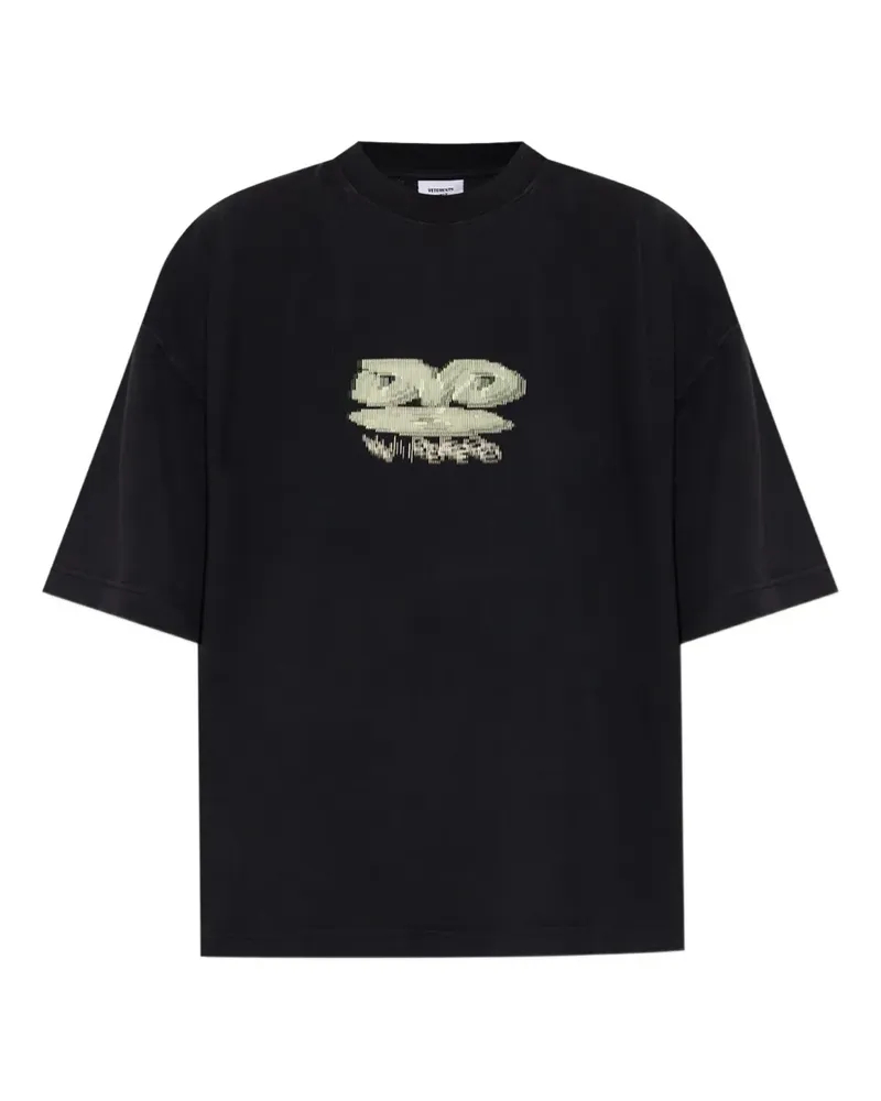 VETEMENTS T-Shirt mit grafischem Print - Schwarz Schwarz