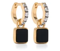 x Lucy Williams Black Onyx-charm earrings